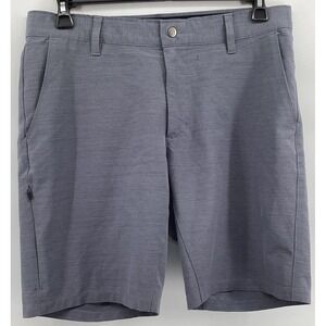 BYLT Shorts Mens Large Gray Kinetic Golf Performance Stretch Chino Casual